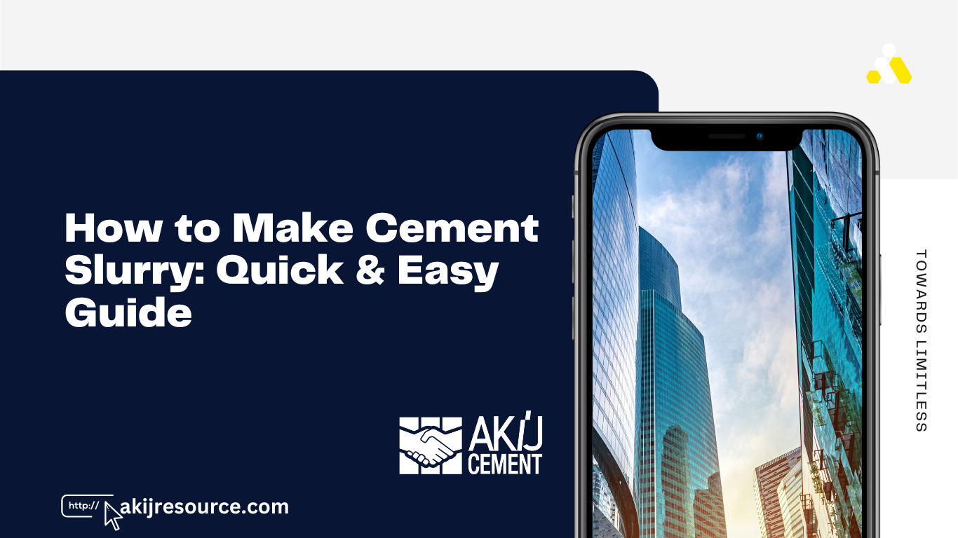 How to Make Cement Slurry: Quick & Easy Guide