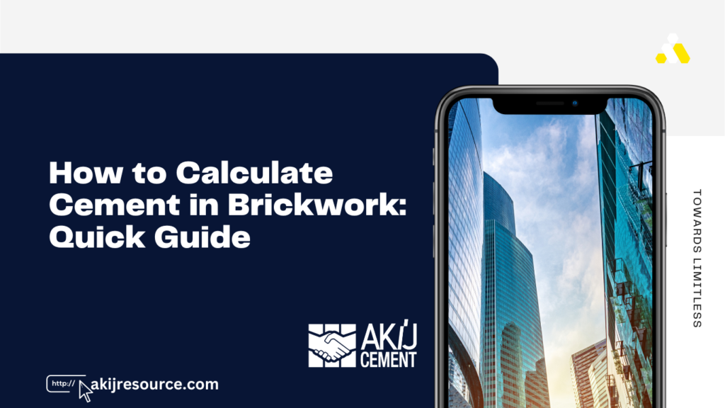 how to calculate cement in brickwork