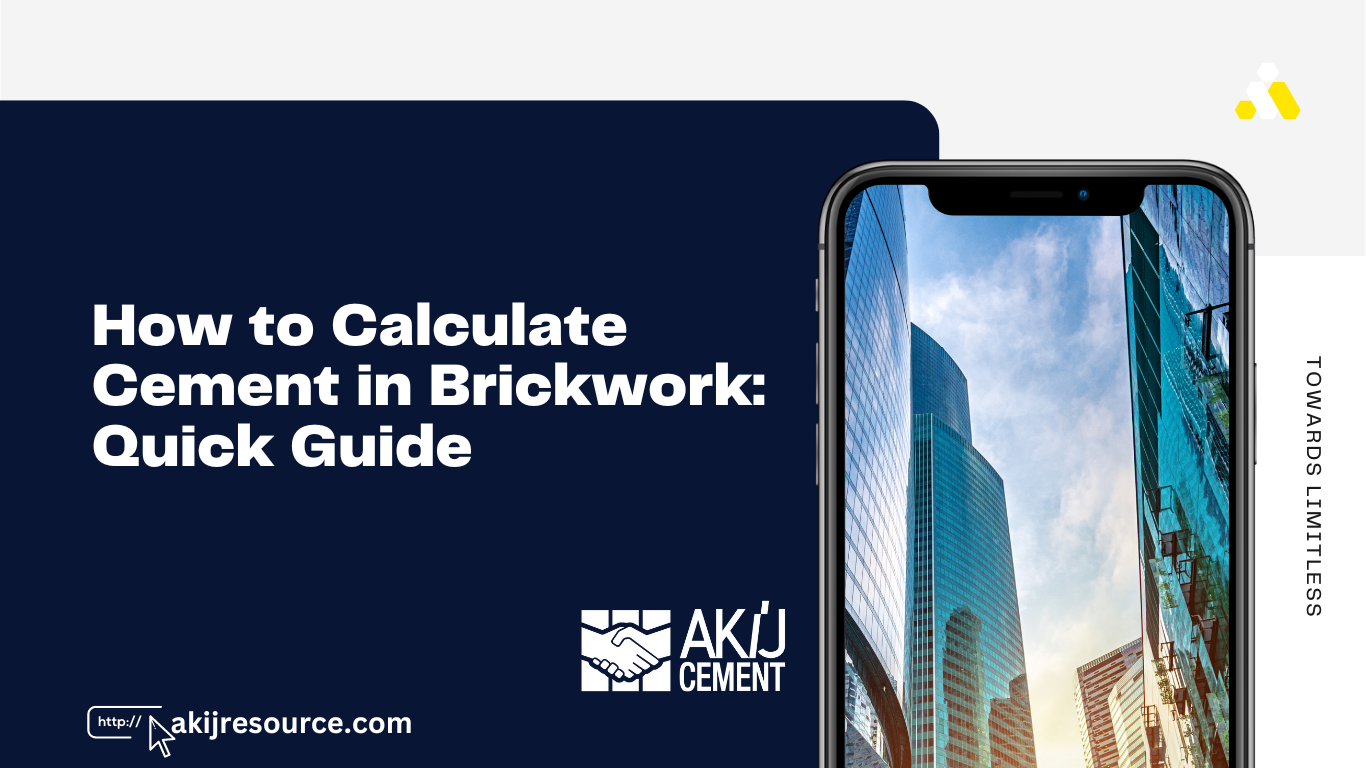 how to calculate cement in brickwork