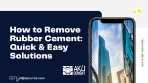 How to Remove Rubber Cement: Quick & Easy Solutions