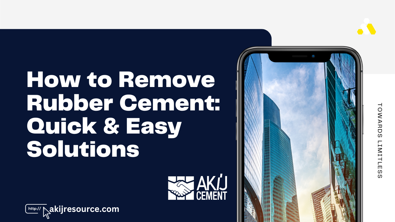 how to remove rubber cement