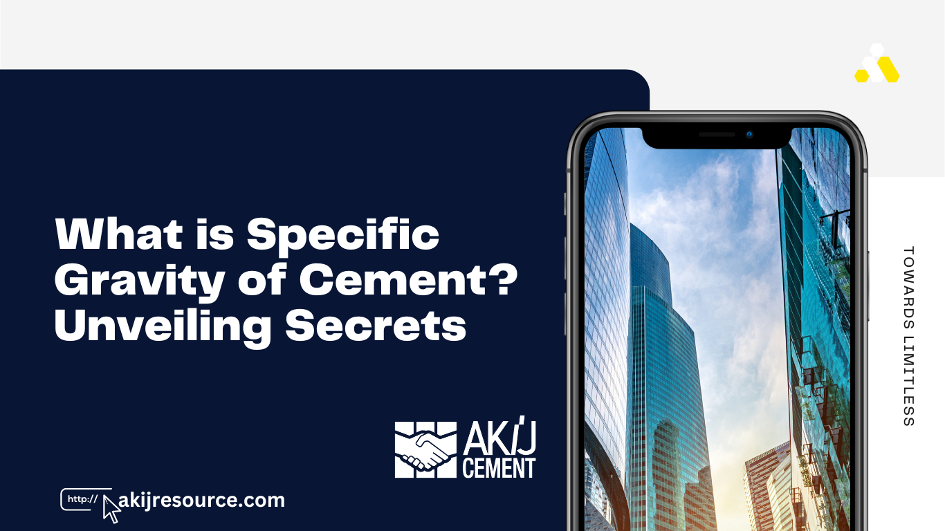 what is specific gravity of cement