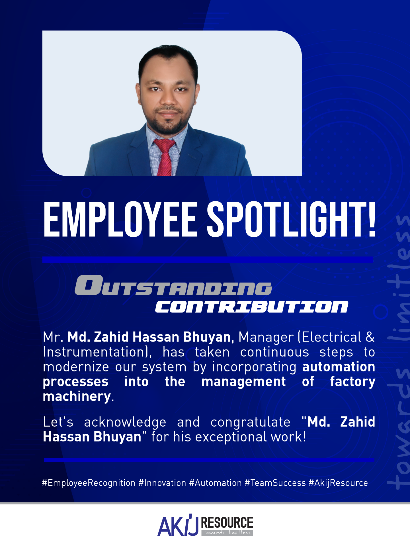 20240513.Achievement.V04.AkijResourceEmployeeSpotlight.EmployeeAchievementPostDesign