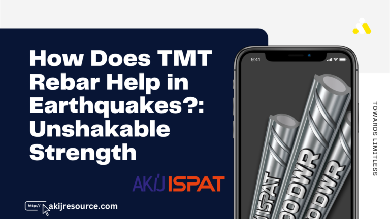 How does TMT rebar help in earthquakes?