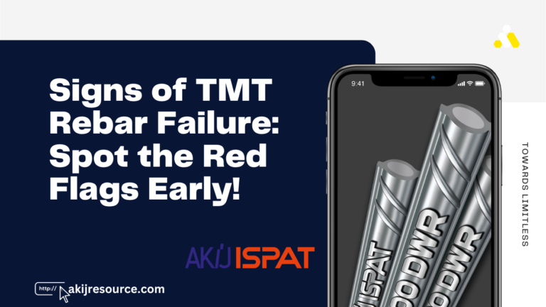 Signs of TMT rebar failure