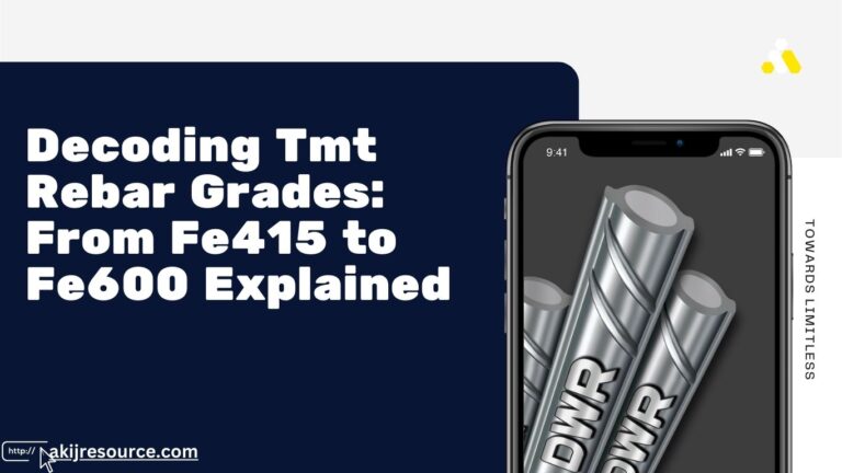 Decoding Tmt Rebar Grades: From Fe415 to Fe600 Explained