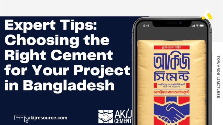 Choosing the Right Cement for Your Project in Bangladesh