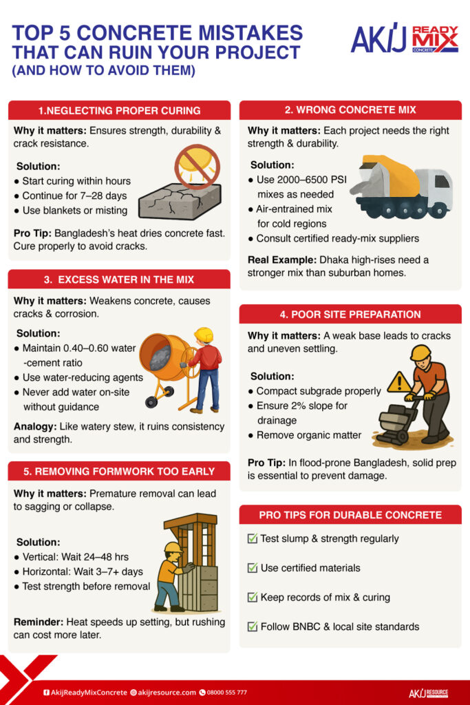 Top 5 Concrete Mistakes