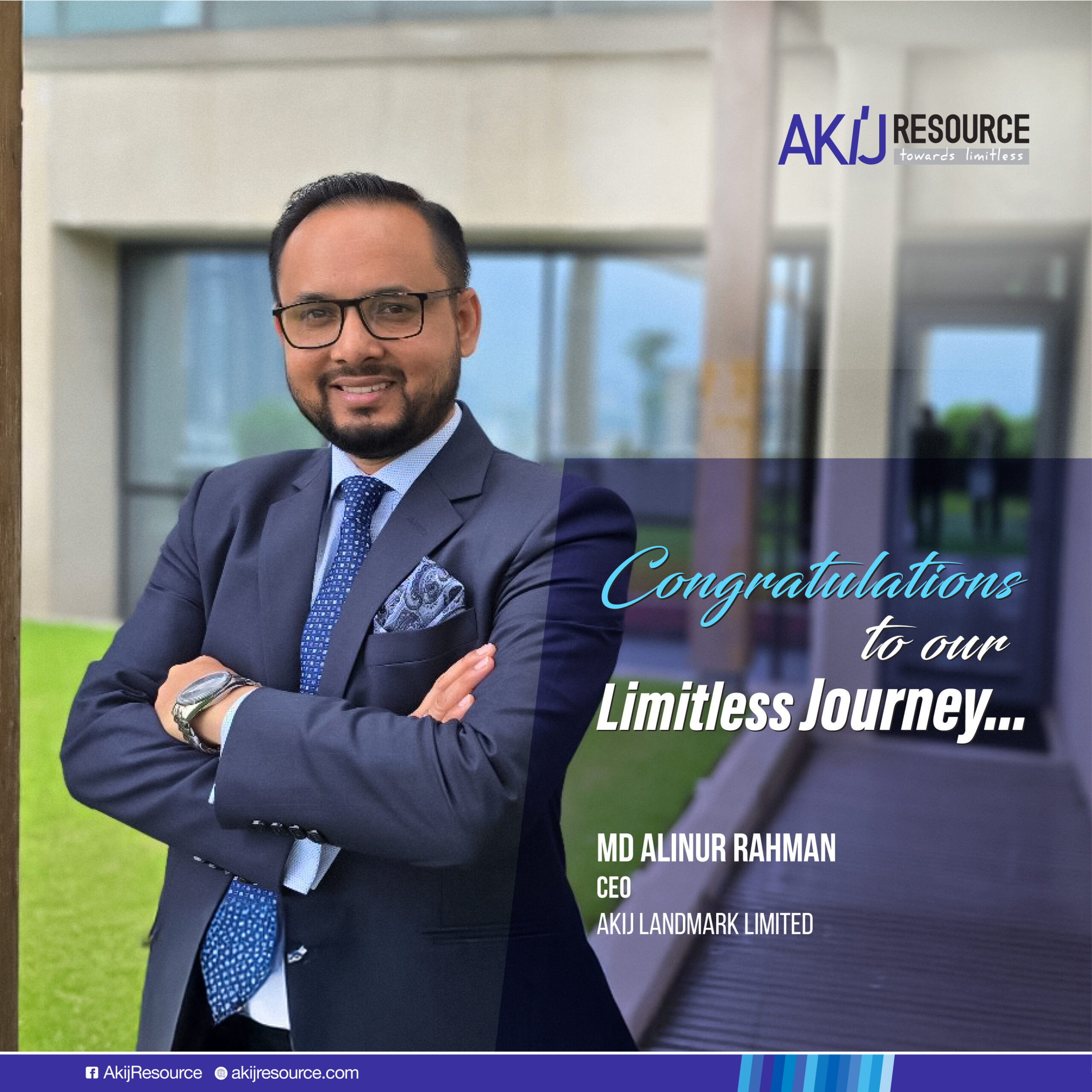 CEO of AKIJ Landmark Limited - MD Alinur Rahman