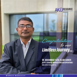 Deputy General Manager at AKIJ Agro Feed – Dr. Mohammad Tazul Islam Sarker